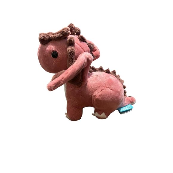 Bellzi Pink Mini Draggi the Dragon Plush Stuffed Animal Toy - Picture 2 of 14